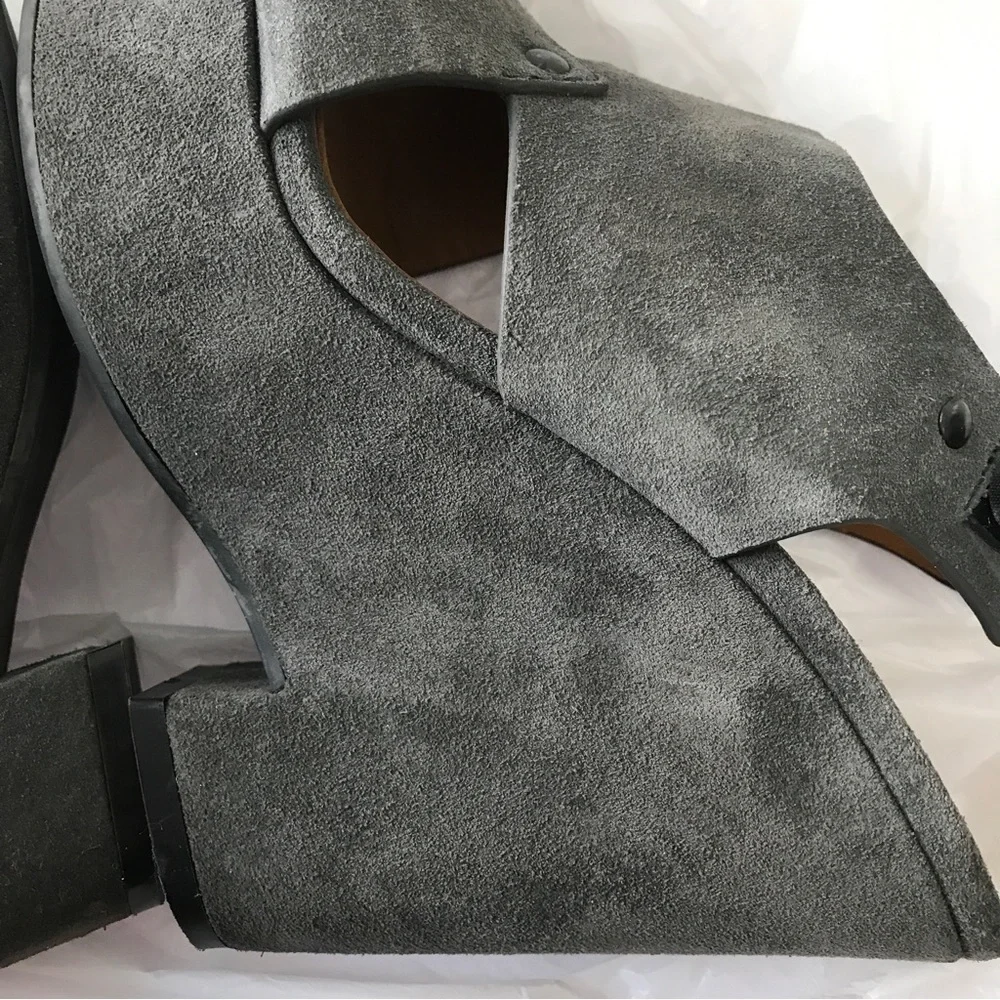 See by Chloe gray suede platform heels 39.5